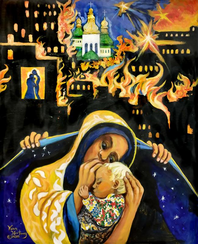 Ukrainian Mother and Child