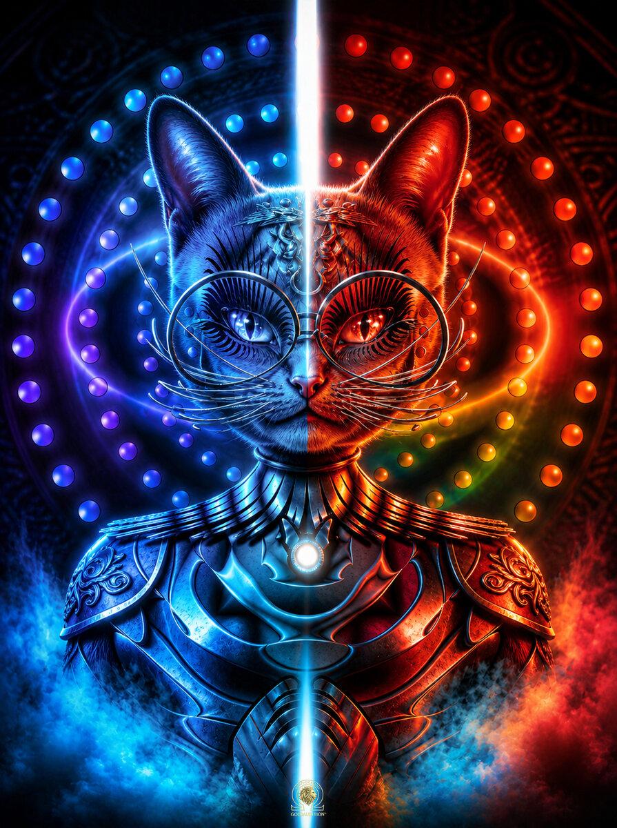 Cosmic Cat: Reflected