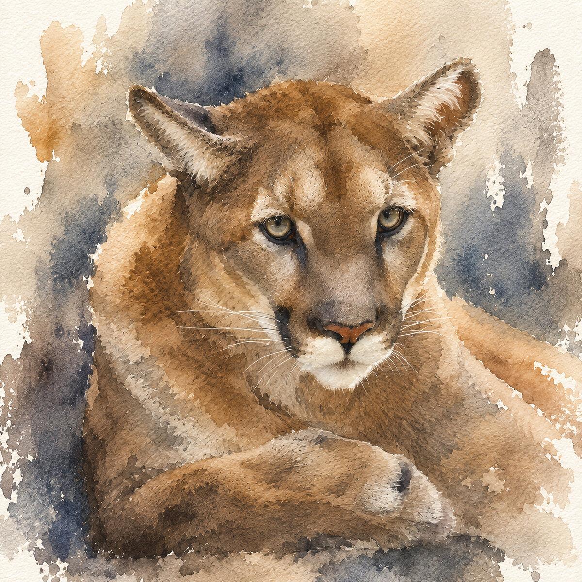 SWWCC - Here, Kitty Digital Watercolor by Clifford