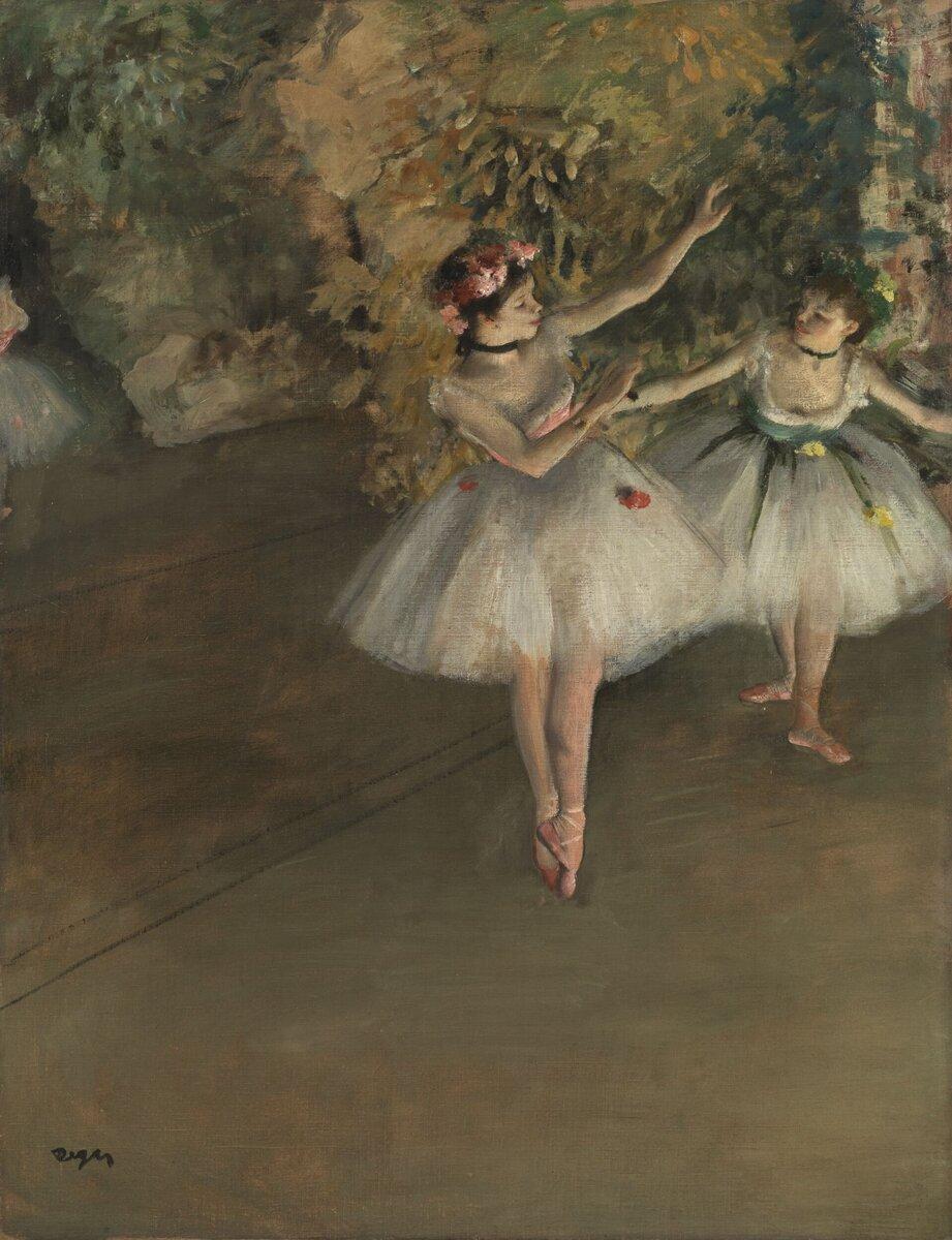 Two Dancers on a Stage