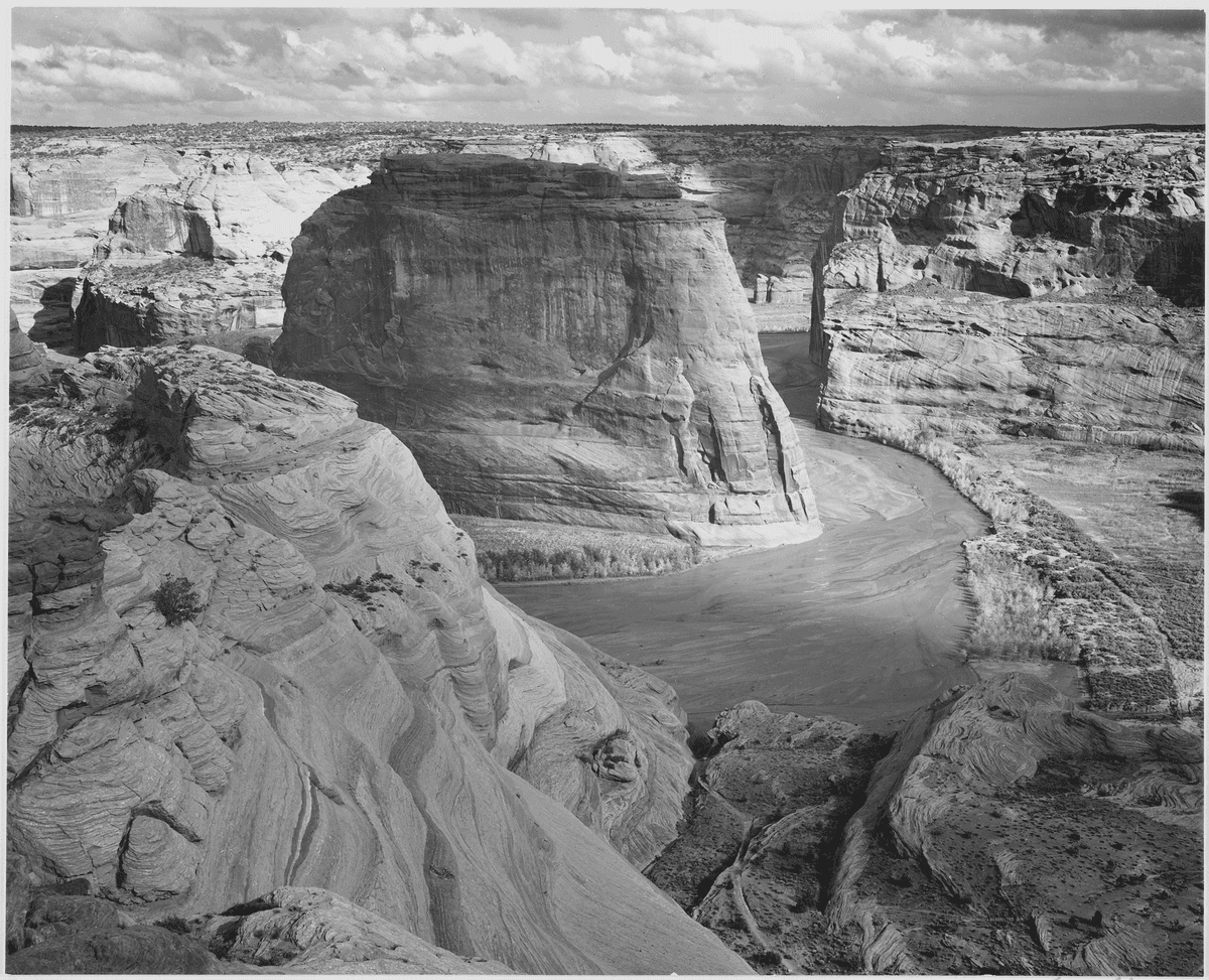View of Valley from Mountain, Canyon de Chelly