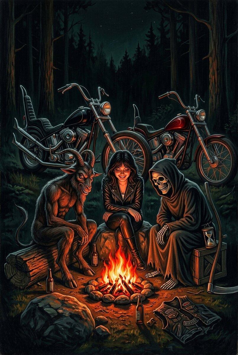 Amy's Midnight Campfire Pact