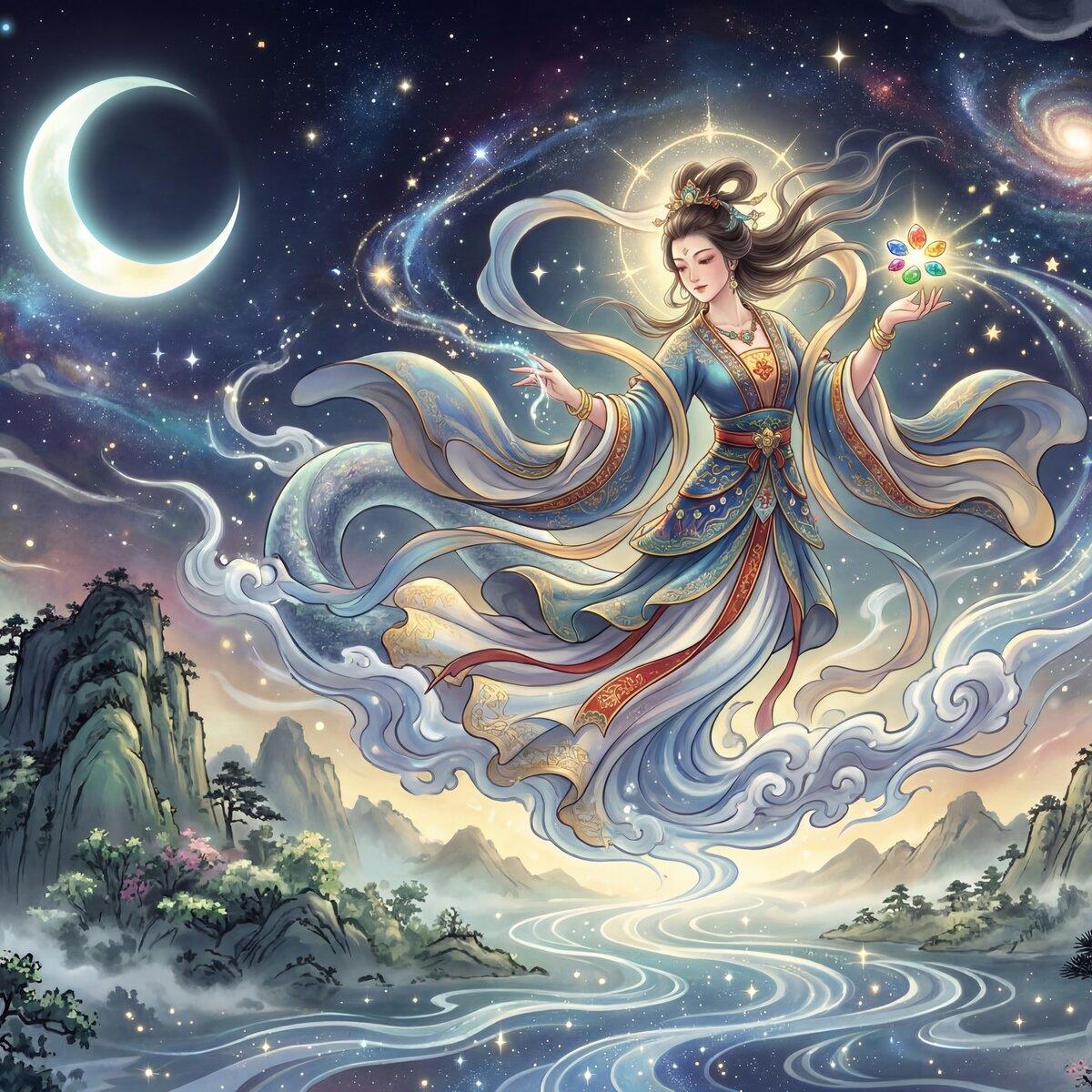 Nuwa: Celestial Mother of Mountains and Stars