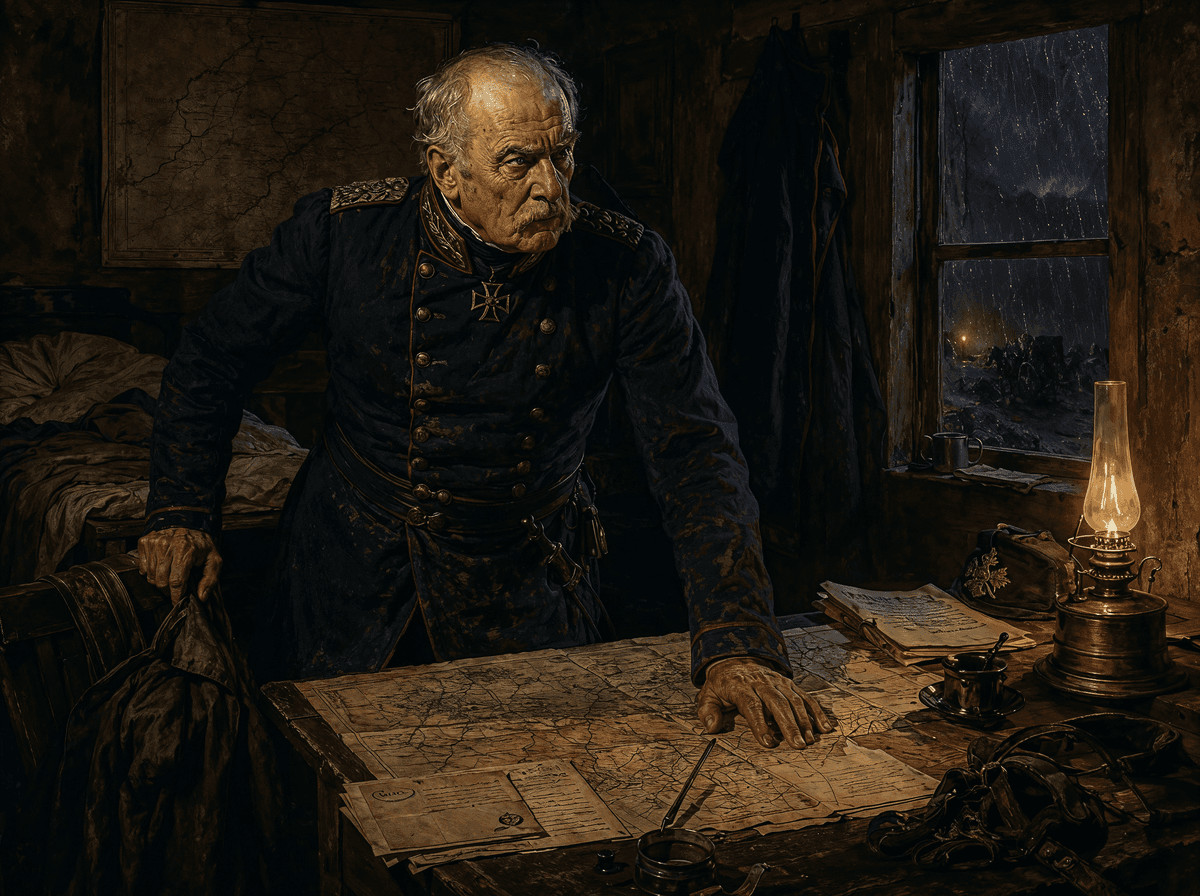 Blücher at Waterloo Eve