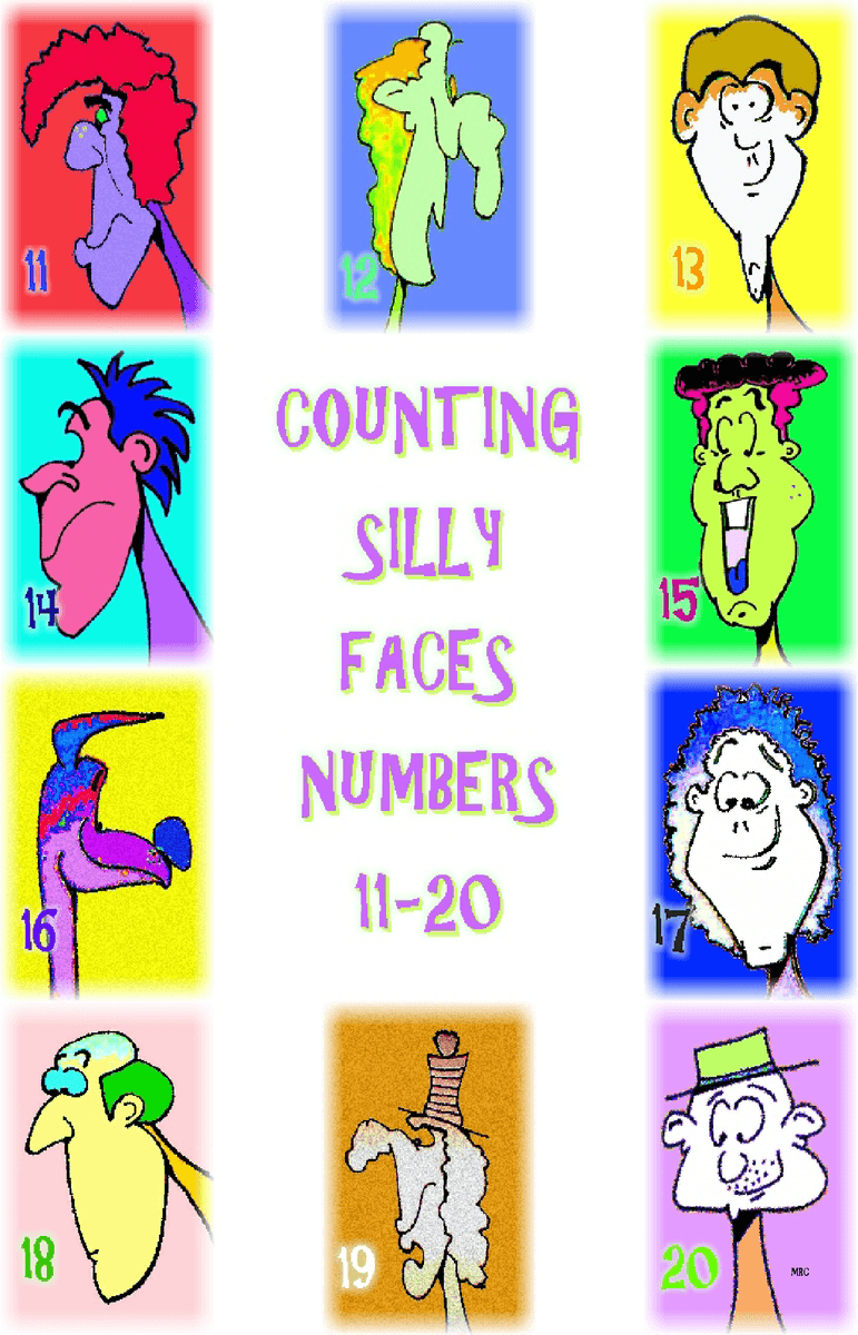 Counting Silly Faces Book #2 Poster
