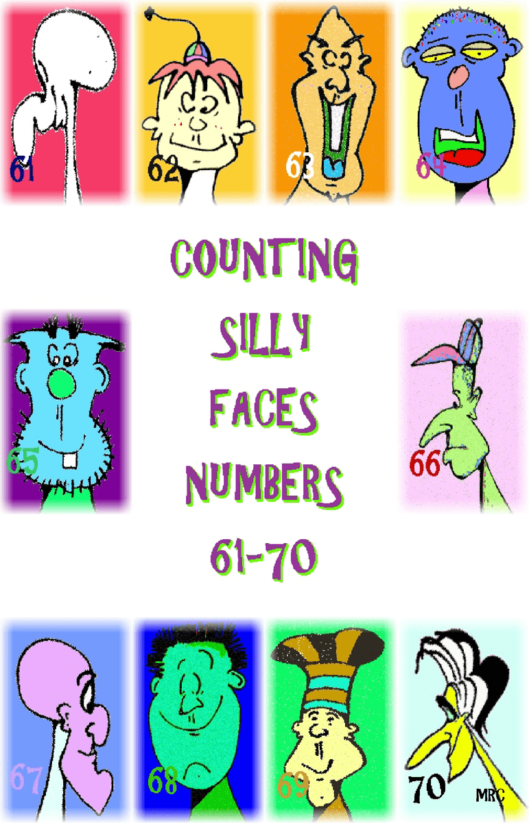 Counting Silly Faces Book #7 Poster