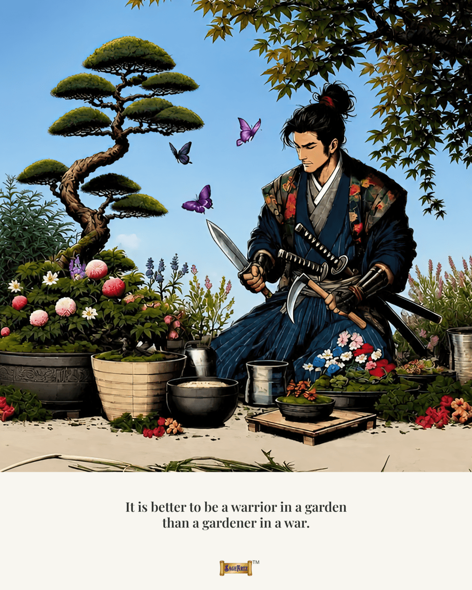 The Warrior in the Garden (Wisdom View)