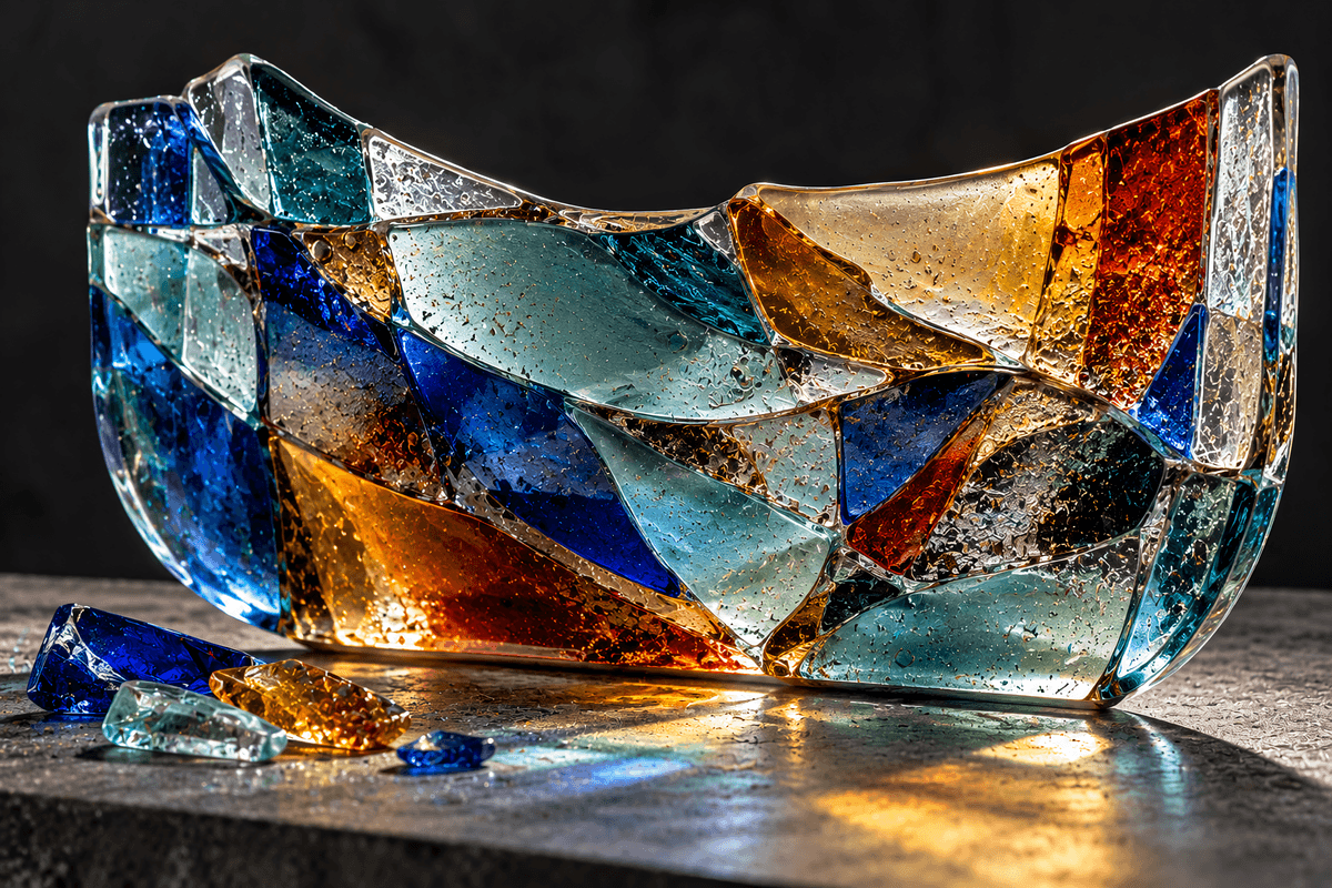 When Broken Glass Becomes Art