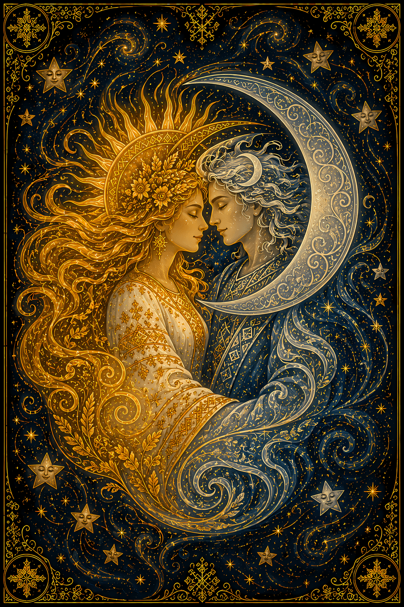 CELESTIAL UNION | Framed Gallery Fine Art Print