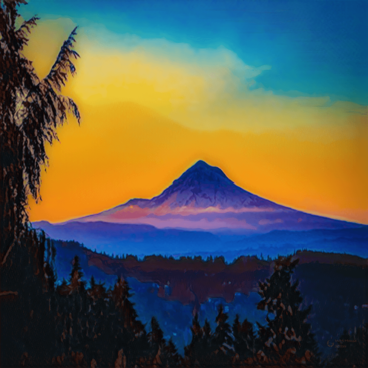 Sunrise at Mt Hood VE