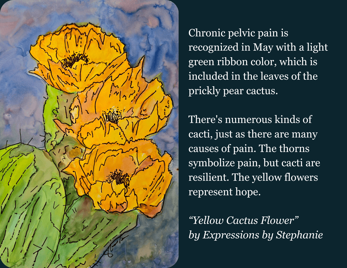 Yellow Cactus Flower Postcard