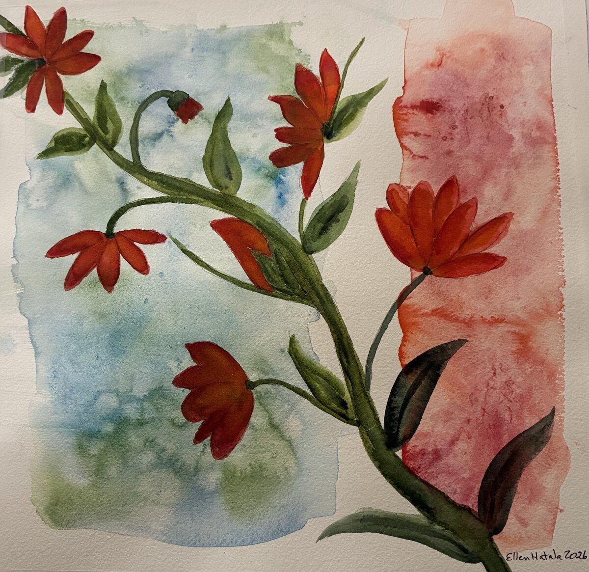 Flowers on a vine