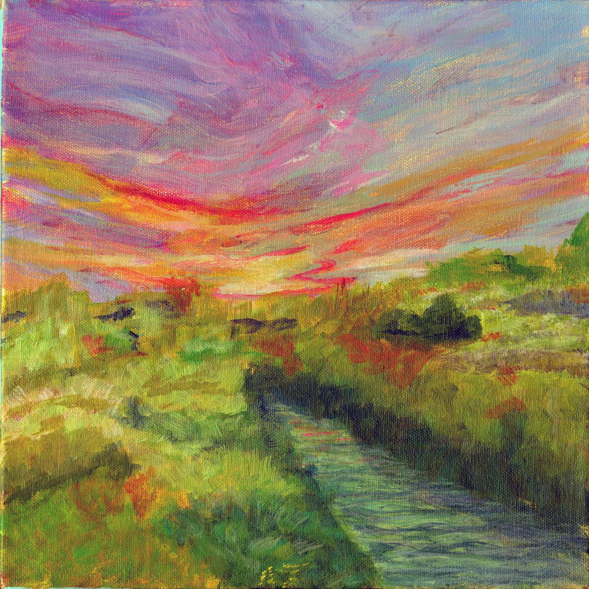 Wetlands at Sunset