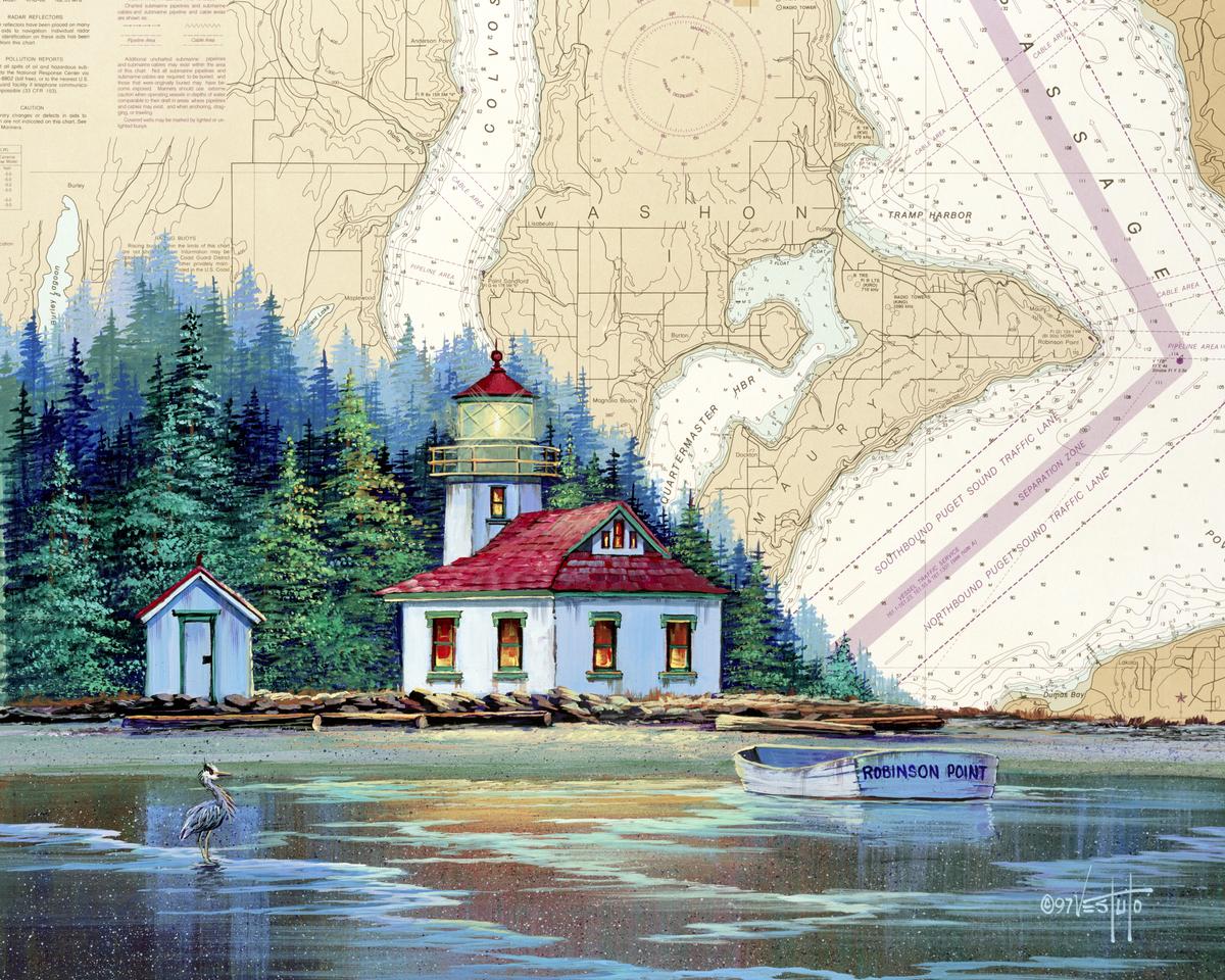 Robinson Point with Heron - Code 431