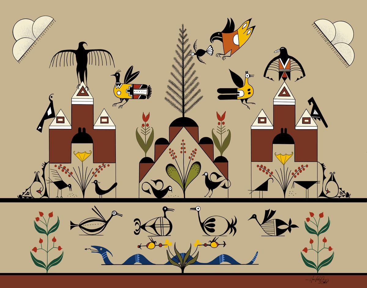 ZUNI TOWN FROM (VELINO HERRERA)