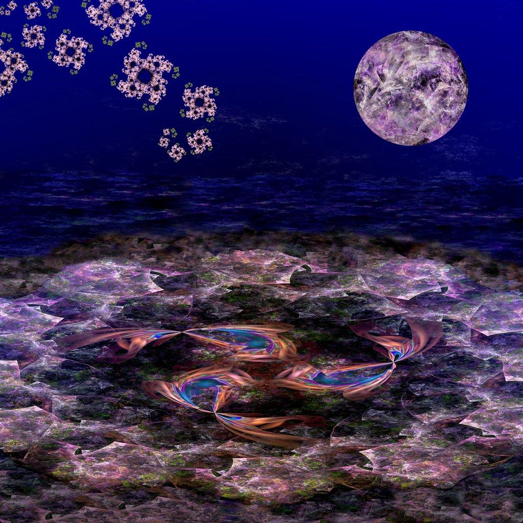 Under a Fractal Moon