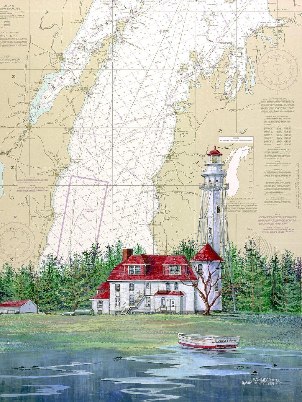 Rawley Point Light - Code 659