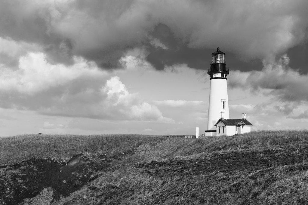 The scenic Yaquina lighthouse