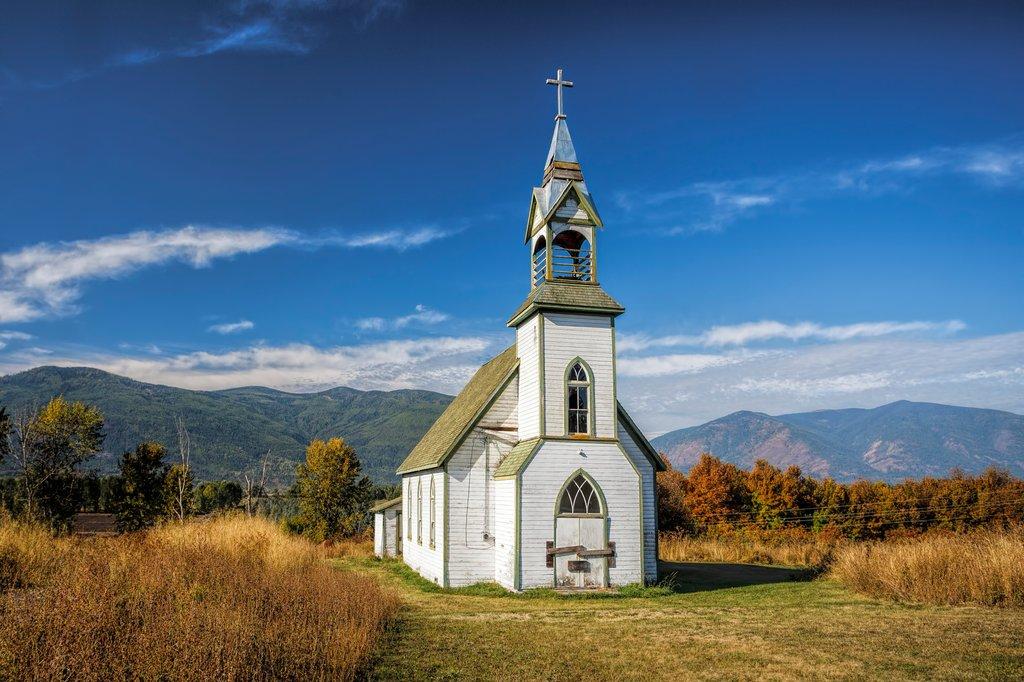 Old church in Creston, Canada