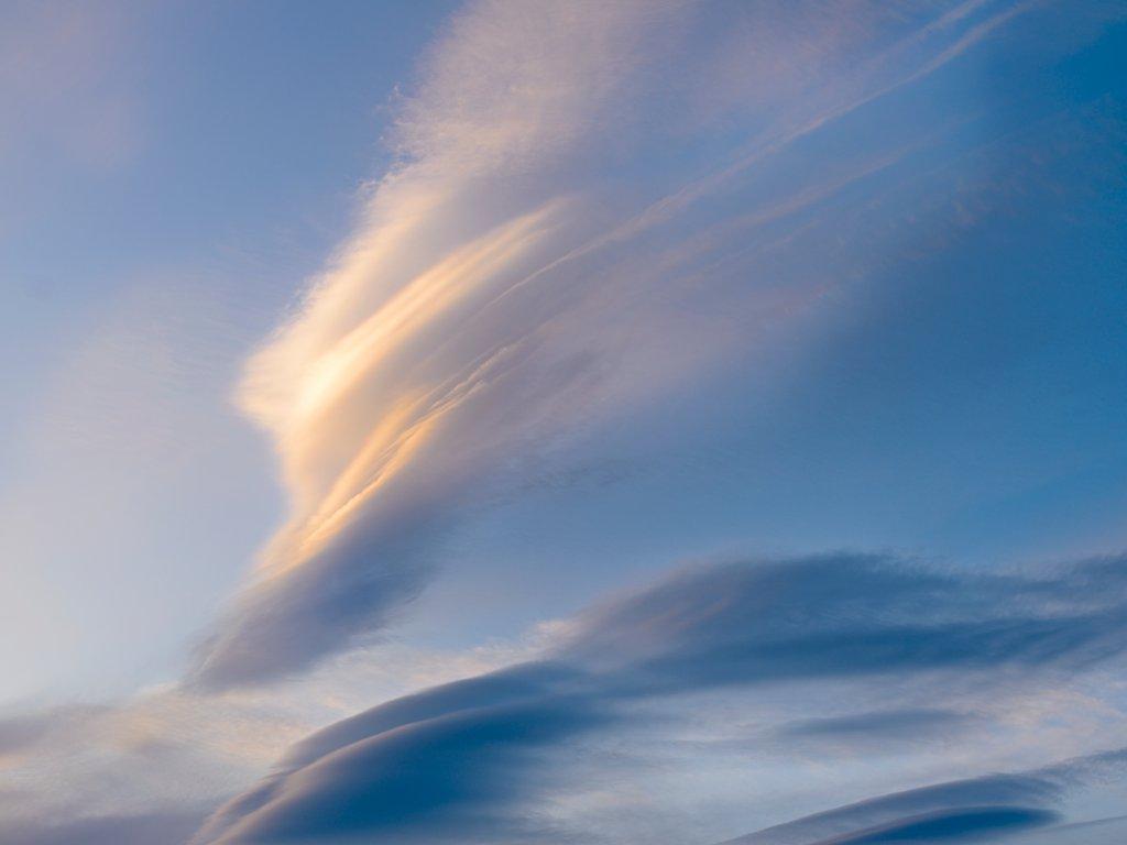 Dramatic cloudscape at sunset