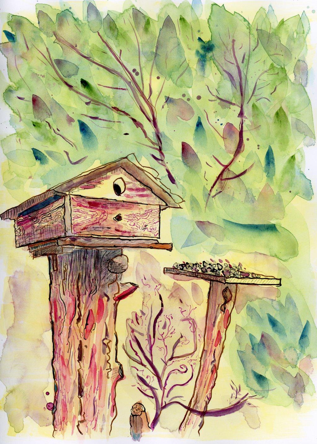 Colorful Birdhouse