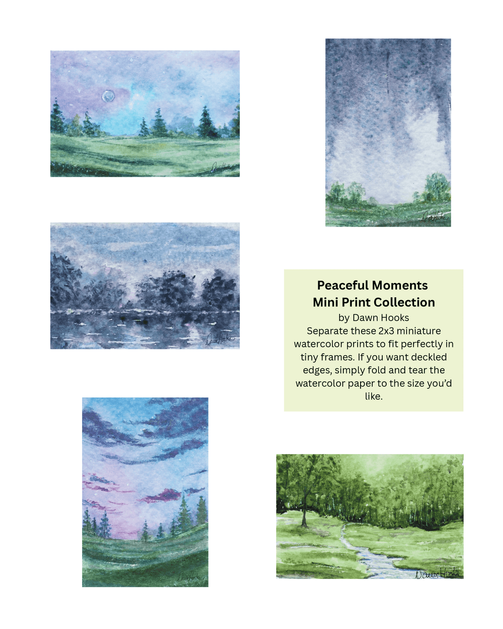 Peaceful Moments Mini Prints