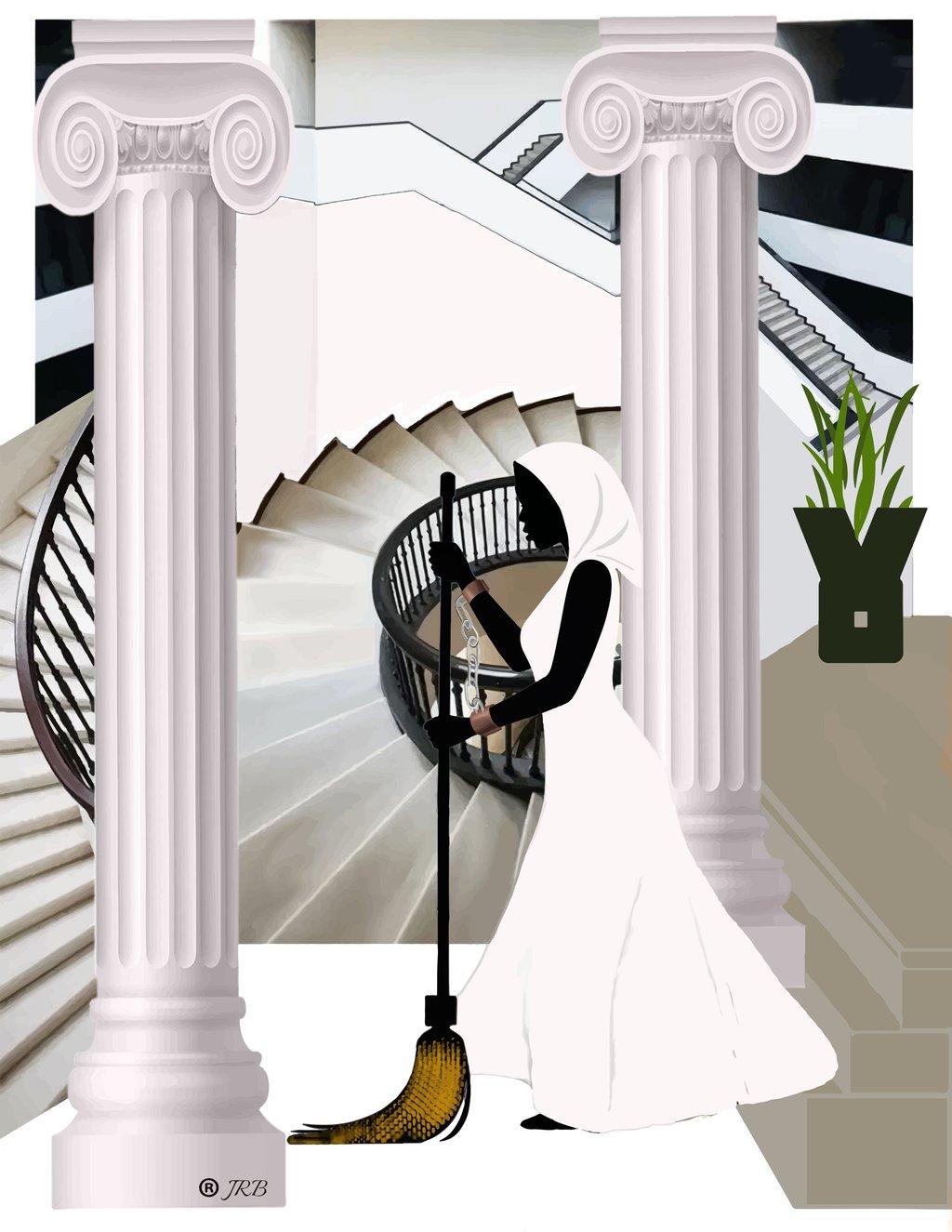 Cleaning Woman VII