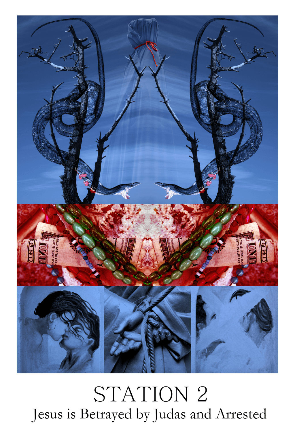 Station 2 - Jesus is Betrayed by Judas and Arreste