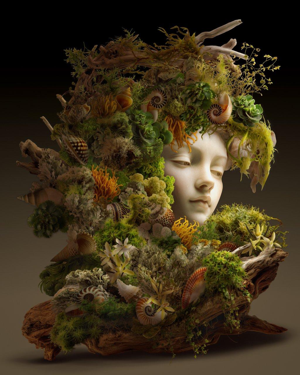 Crowned by Flora and Fossil