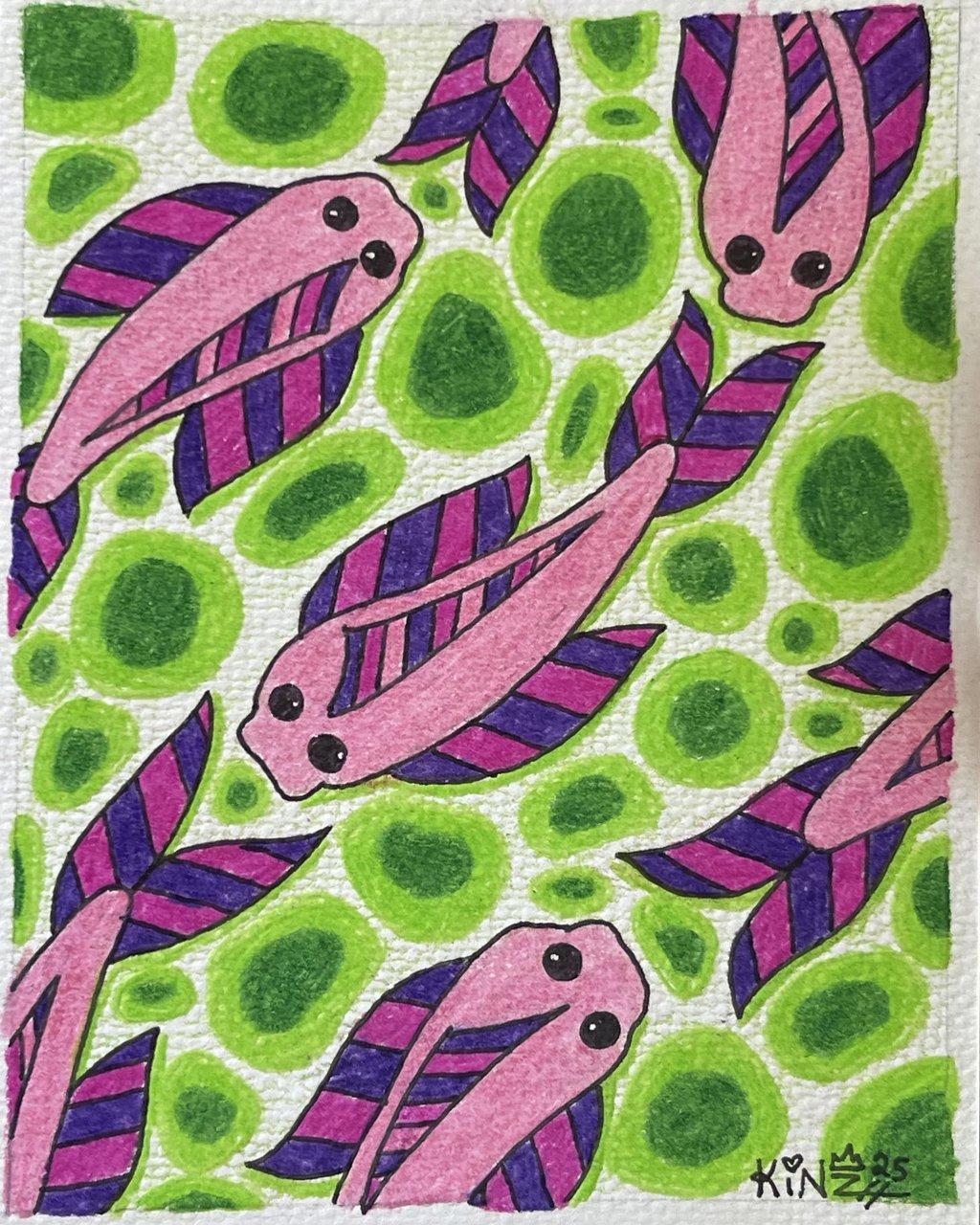 Colored Pencil Koi Fish 4 2025