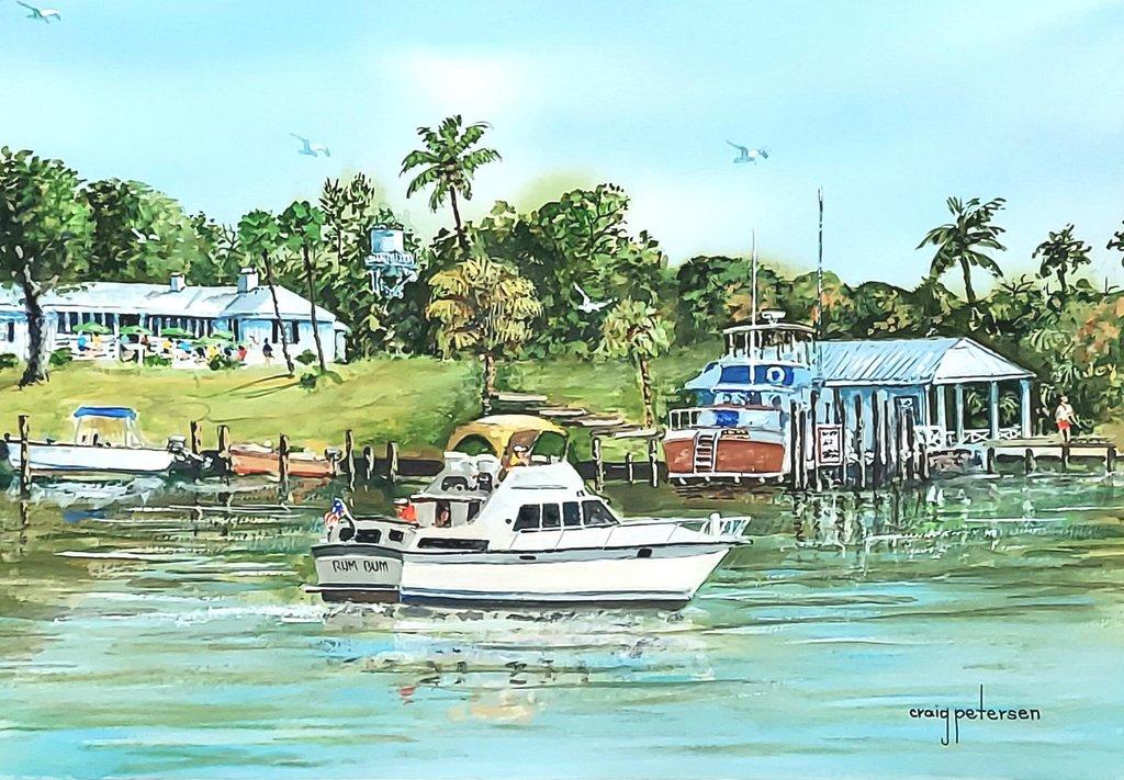 Lunch at Cabbage Key