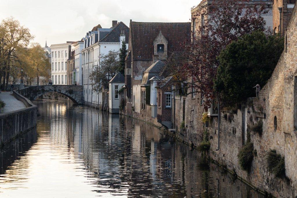 Picturesque Gouden-Handrei, Bruges, Belgium