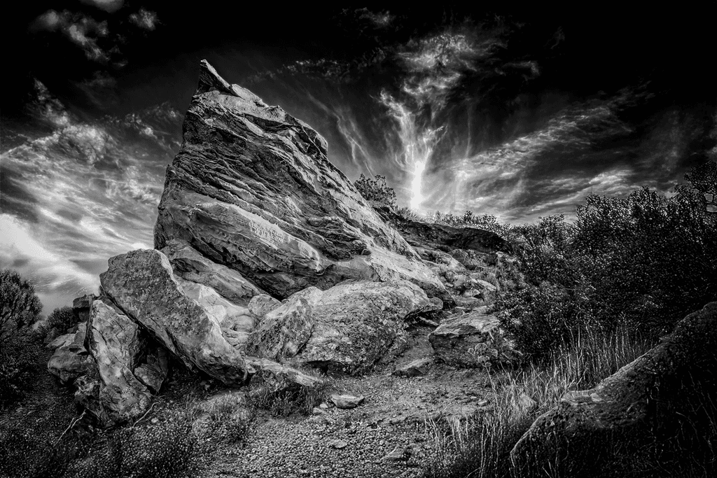 The Monolith of Vasquez Rocks