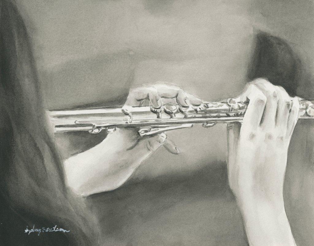 Hands Playing Flute