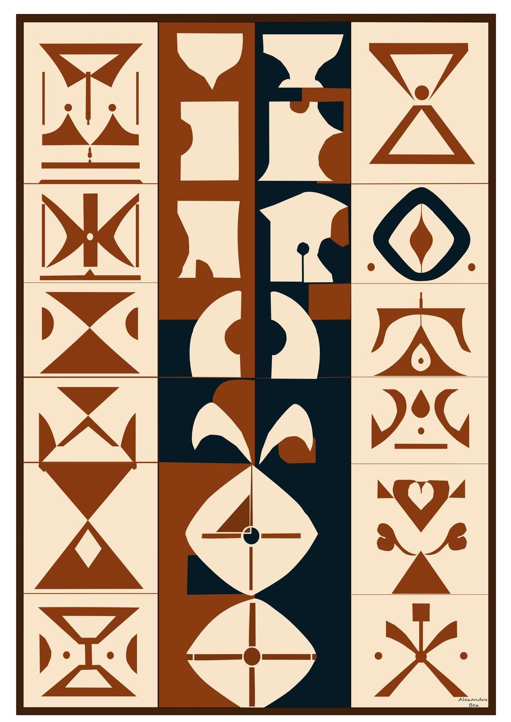 AFRICAN geometric patterns