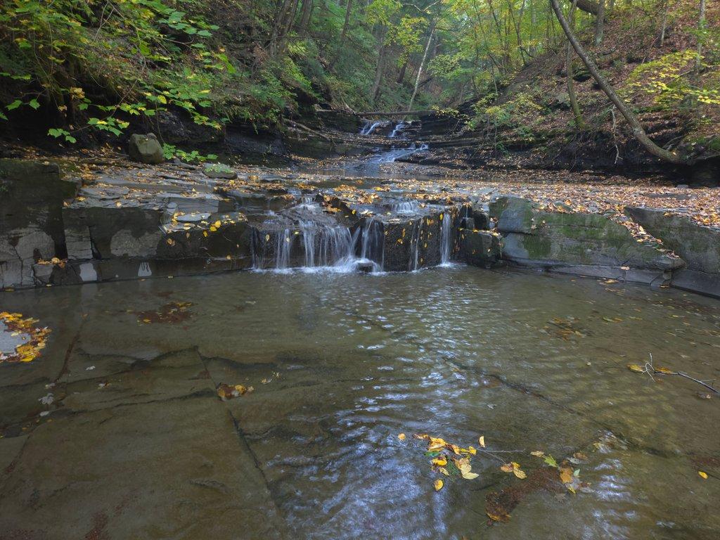 Waterfall Beyond the Terrace