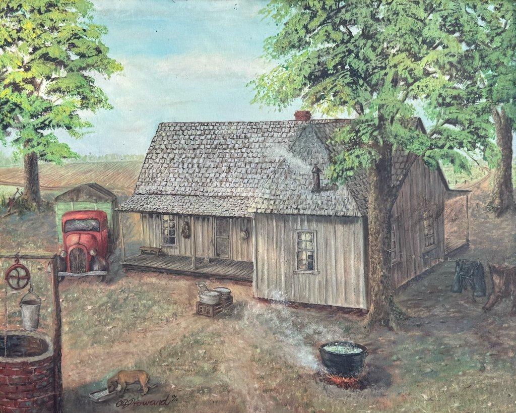 Wash Day on the Farm
