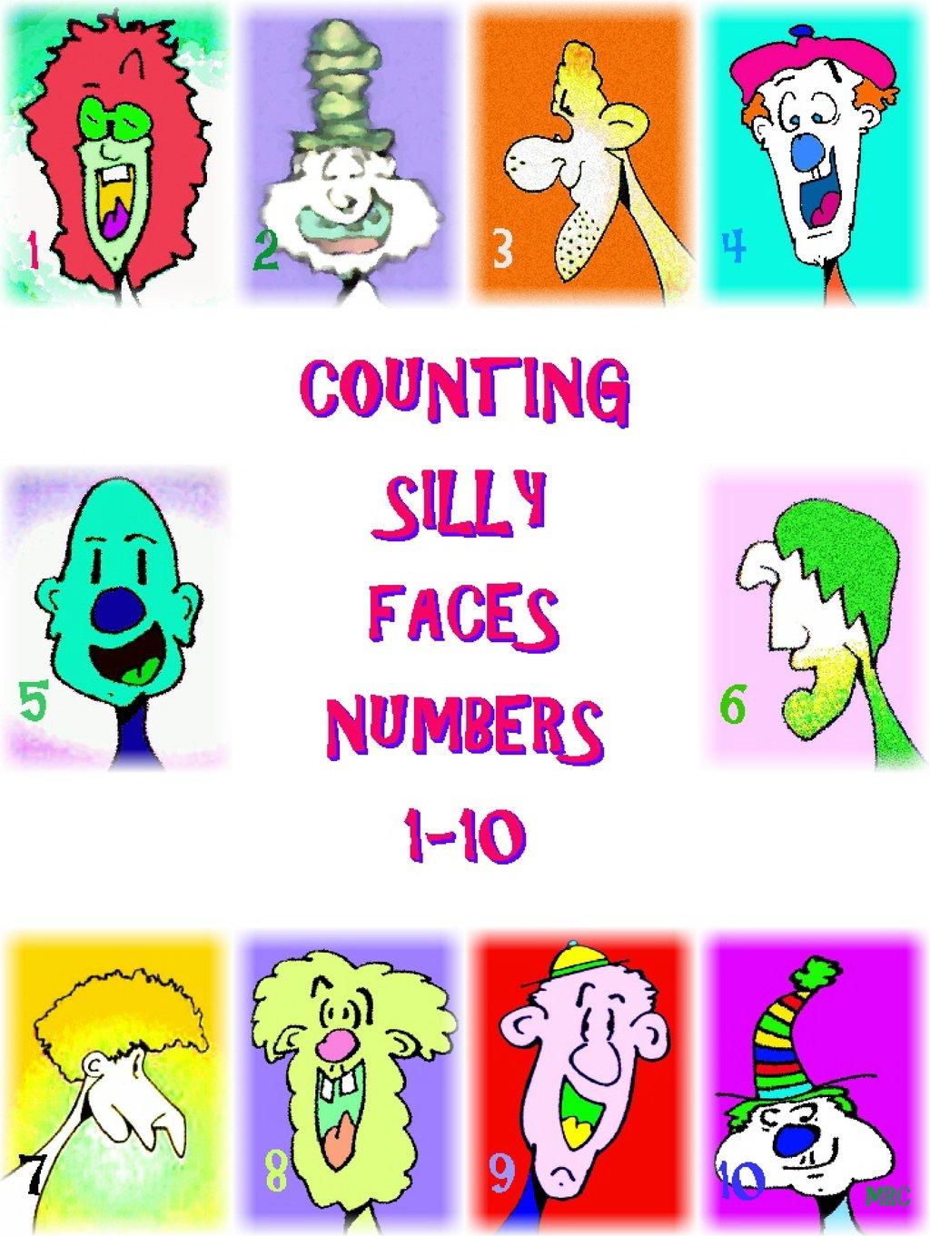 Counting Silly Faces Book #1 Poster