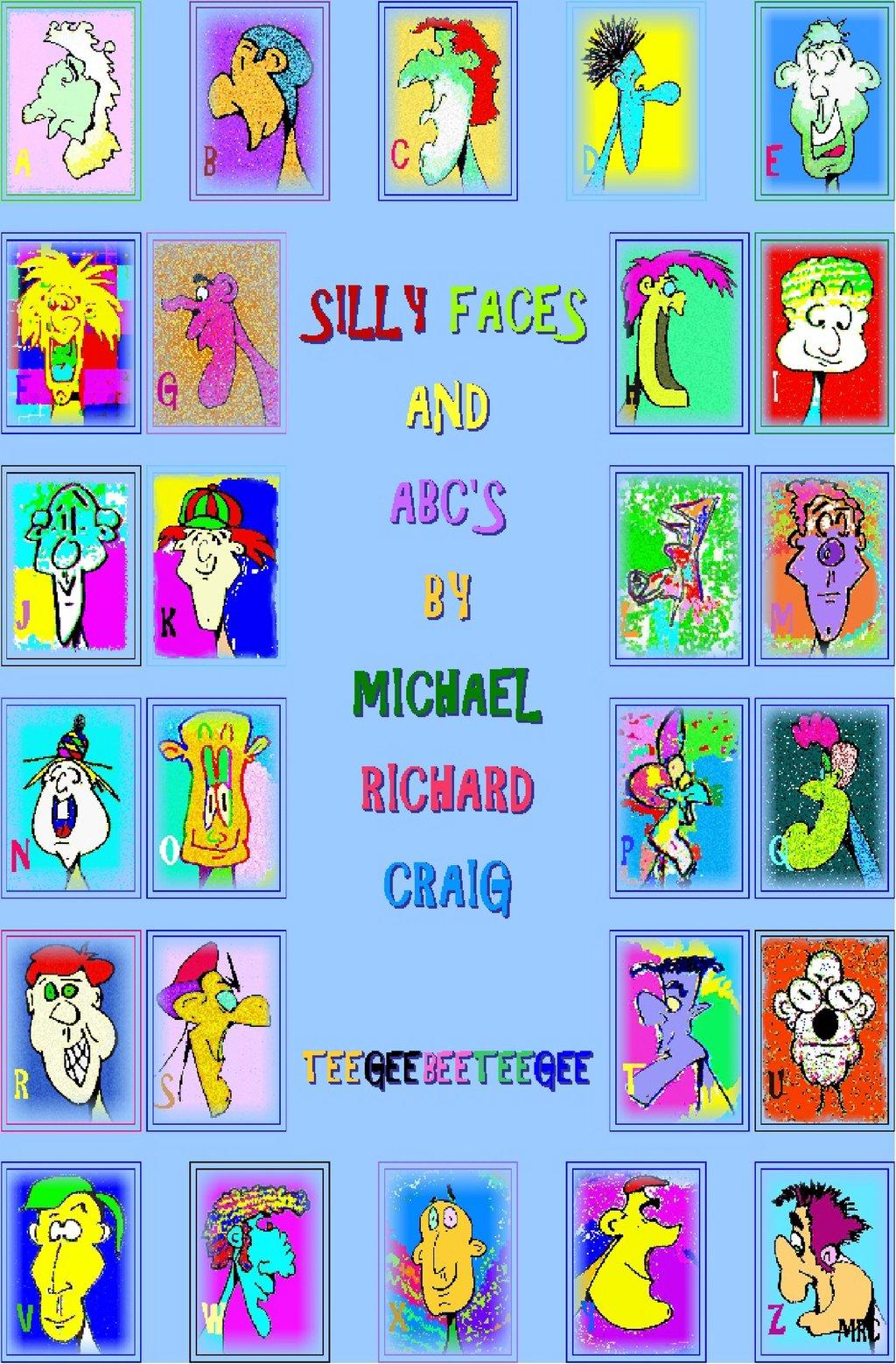 ABC Silly Faces Book Poster