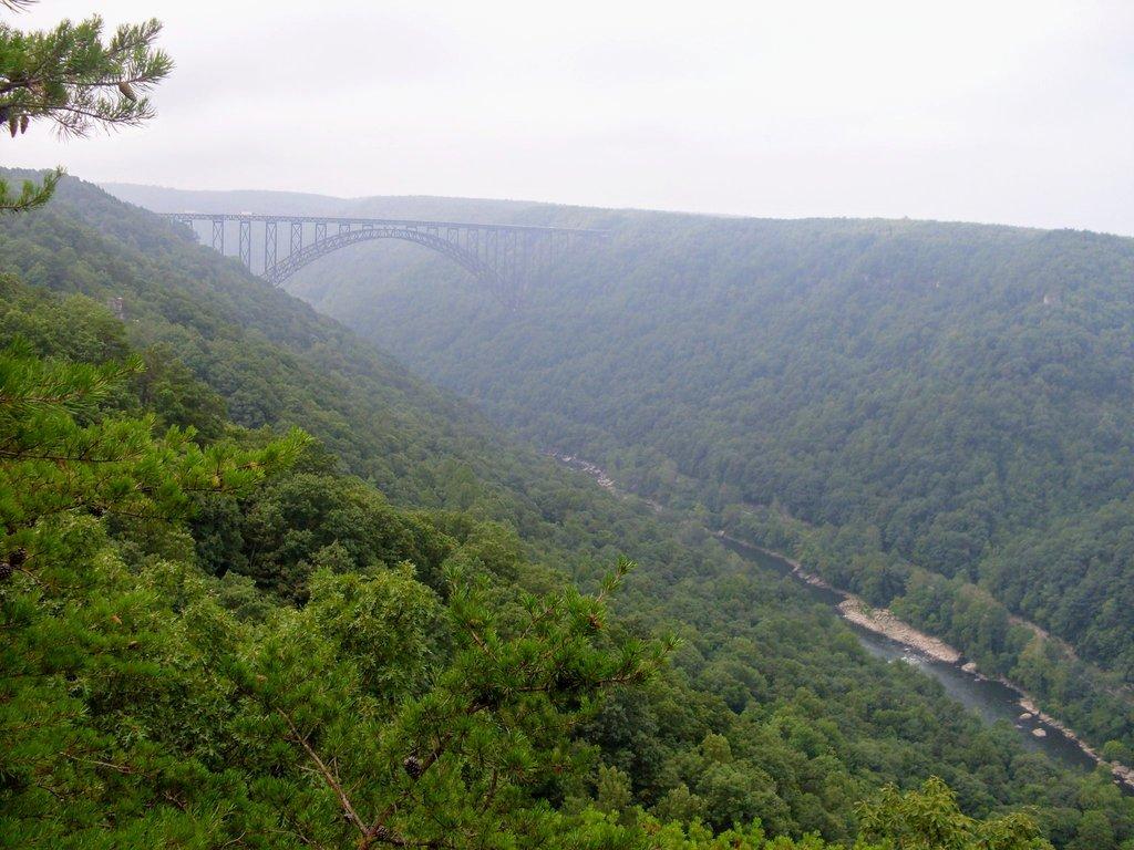 Hazy West Virginia Bridge
